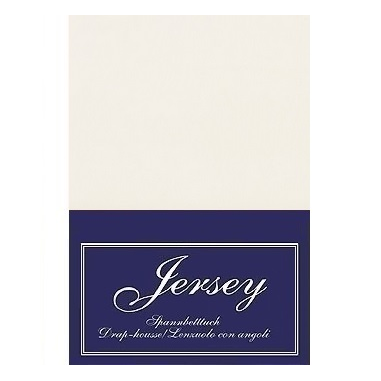 Drap-housse en jersey écru